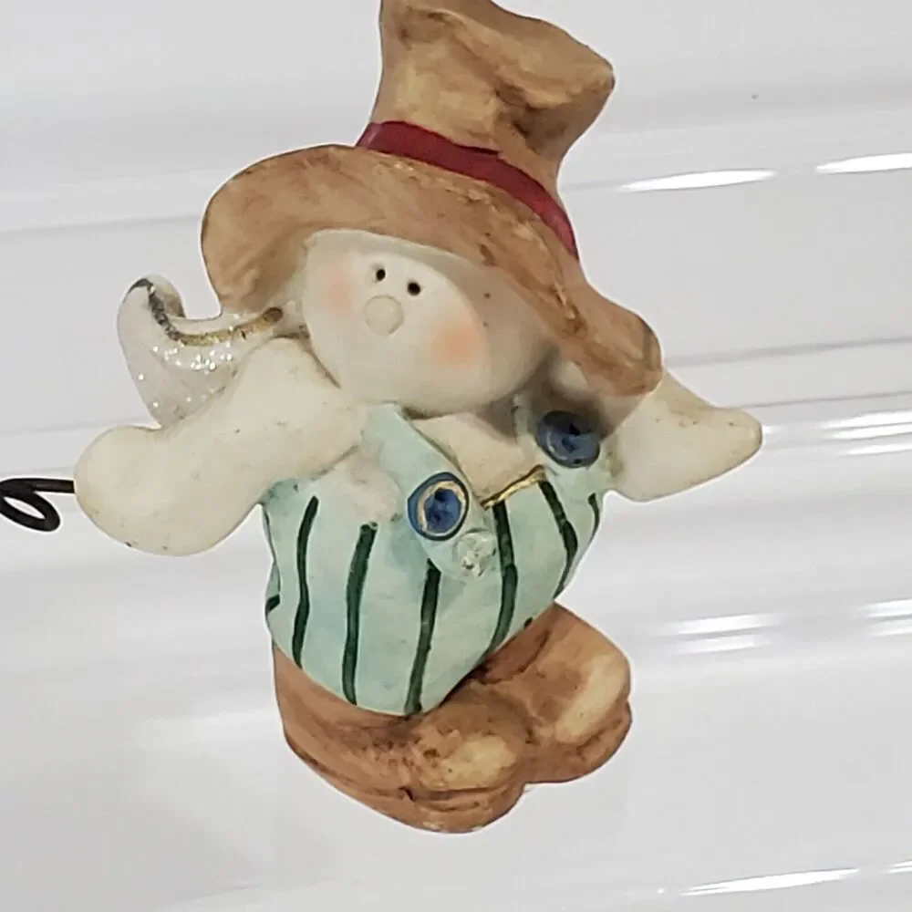 Vtg 90s Nancye‎ Williams Sprinkles Angel Love is All Around Figurine Farmer Duck